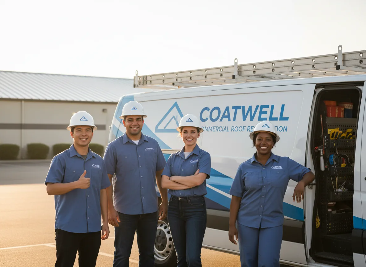 Commercial roof coating company in Ideal, GA